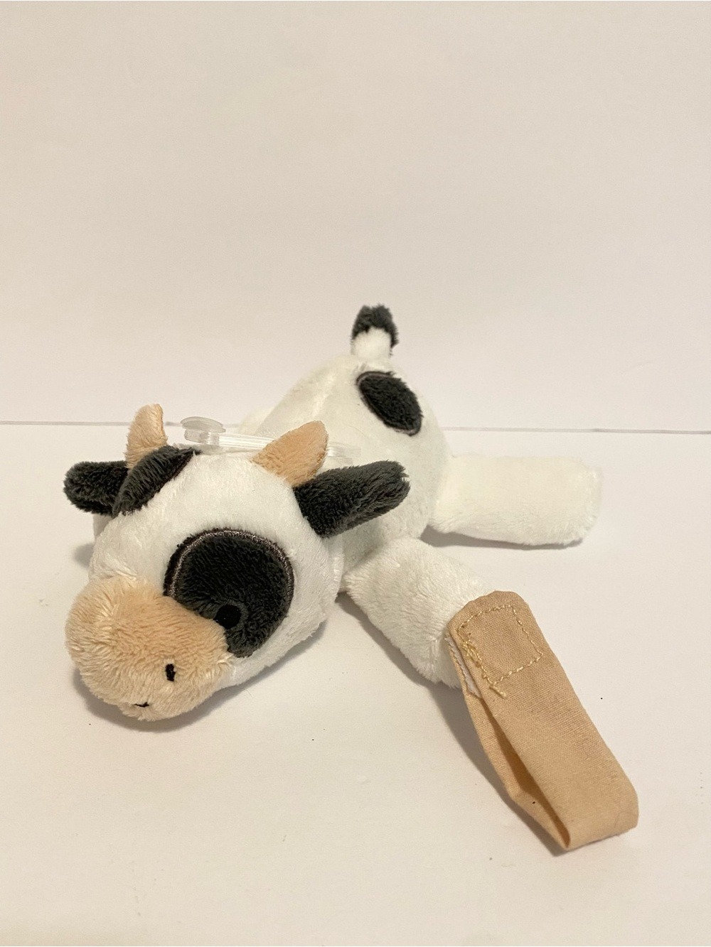 Carters Cow Paci Holder 6” Plush Baby Stuffed Animal Lovey Toy Mini 2023